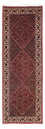 Alfombra de pasillo Alfombra persa - Bidjar - 209 x 74 cm - rojo oscuro