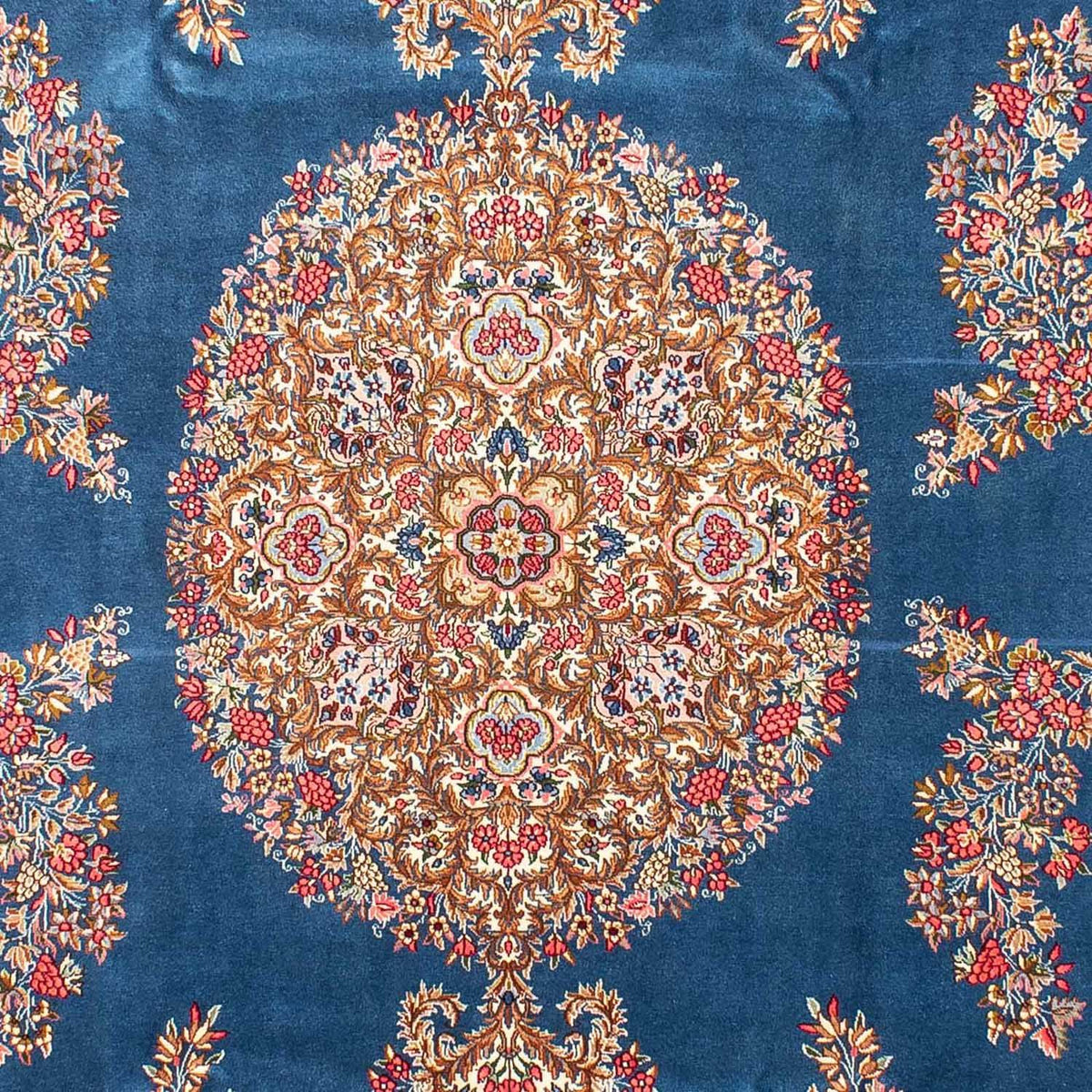 Alfombra persa - Real - 324 x 238 cm - azul oscuro