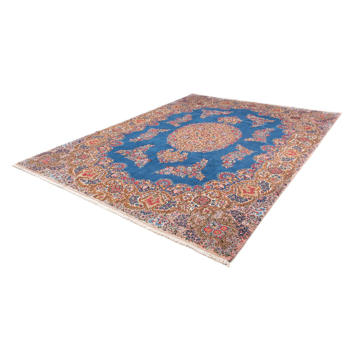 Alfombra persa - Real - 324 x 238 cm - azul oscuro