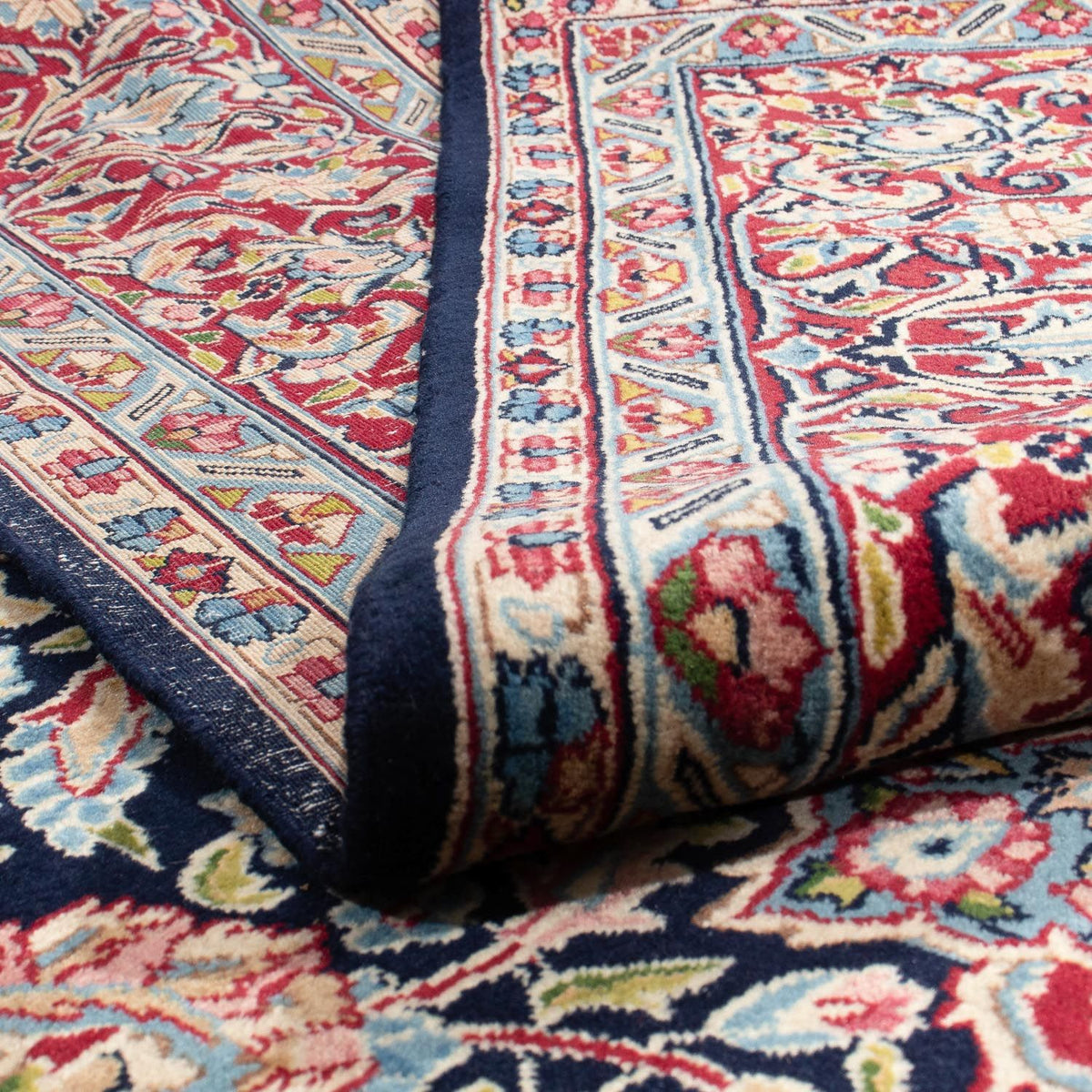 Alfombra persa - Real - 360 x 265 cm - azul oscuro