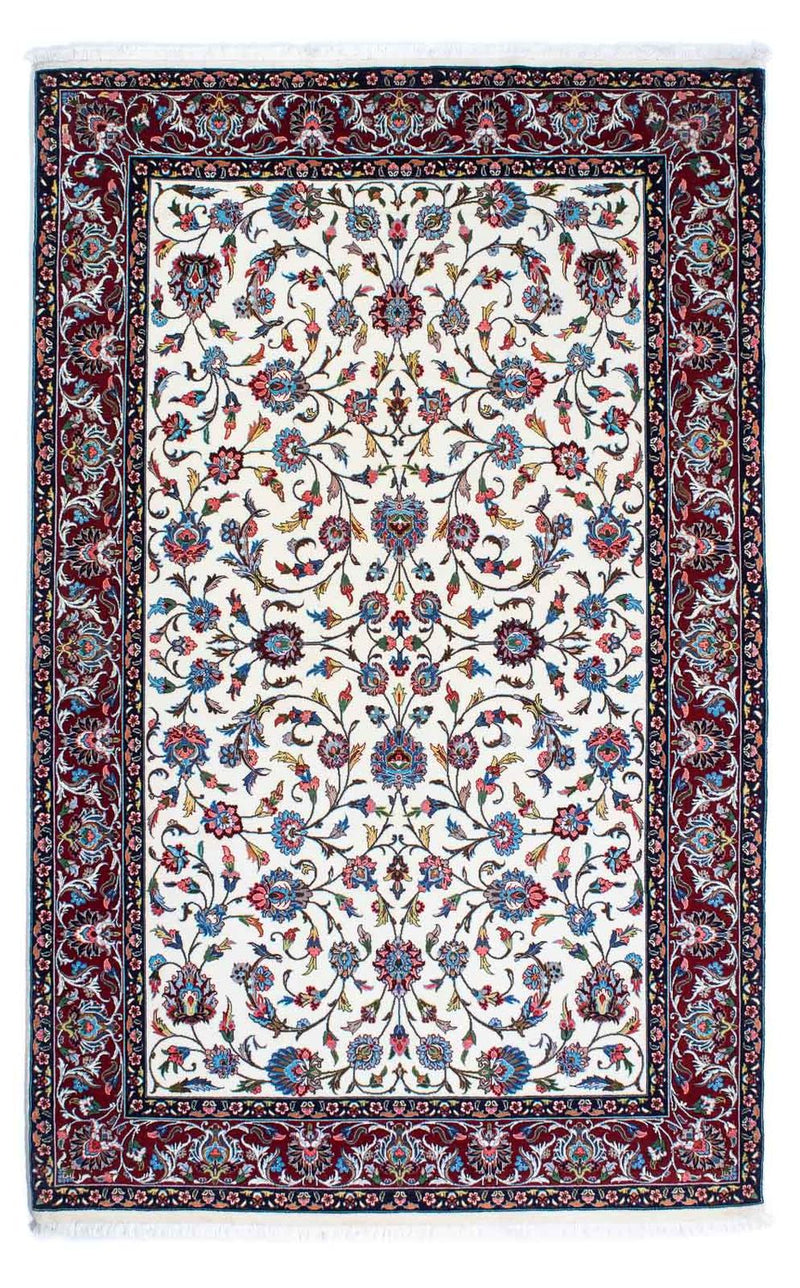 Alfombra persa - Ghom - 218 x 137 cm - beige