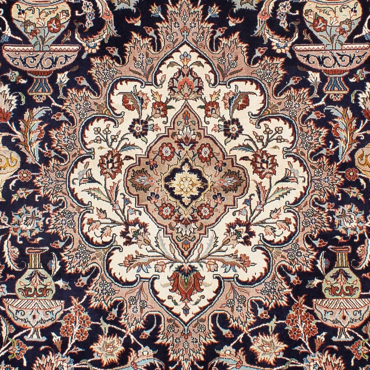 Alfombra persa - Clásica - 292 x 195 cm - azul oscuro