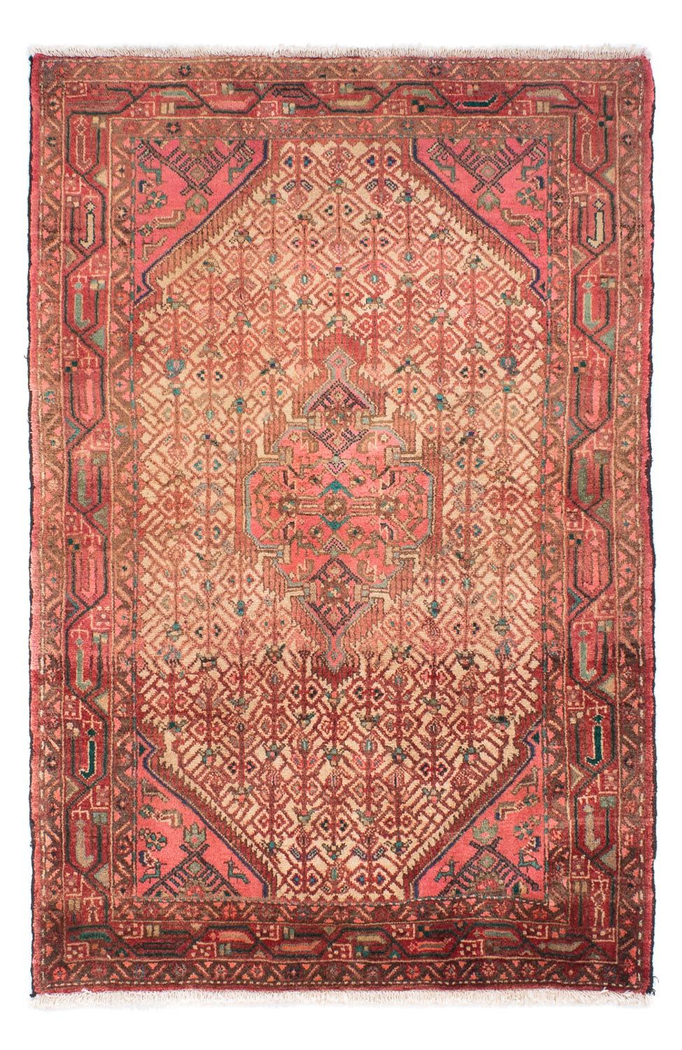 Alfombra persa - Clásica - 163 x 108 cm - rojo claro