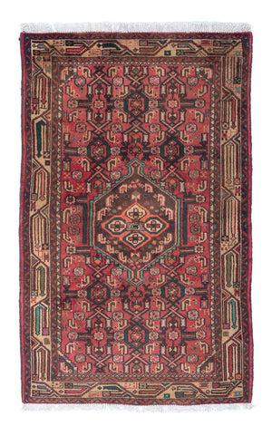 Alfombra persa - Nómada - 130 x 82 cm - rojo claro