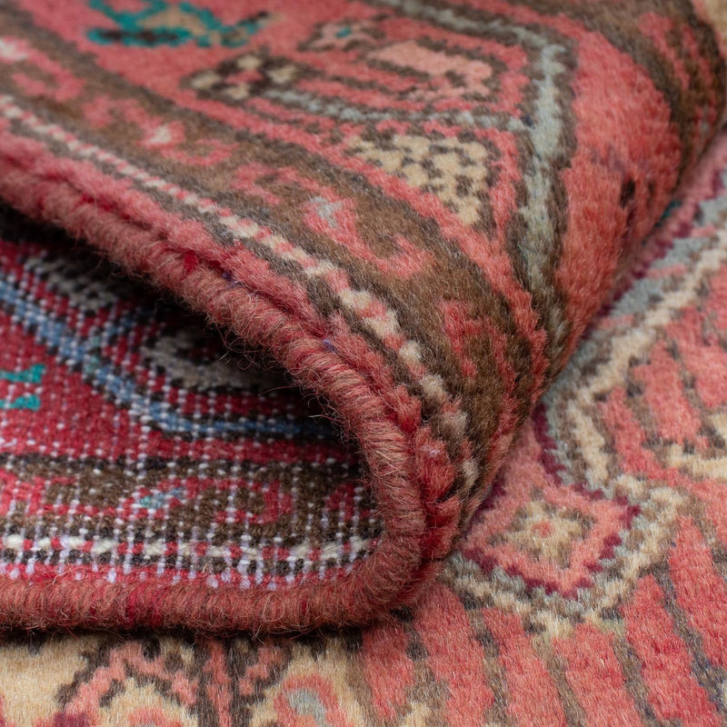 Alfombra persa - Nómada - 126 x 80 cm - rojo claro