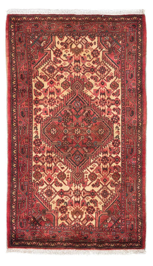Alfombra persa - Nómada - 132 x 77 cm - rojo