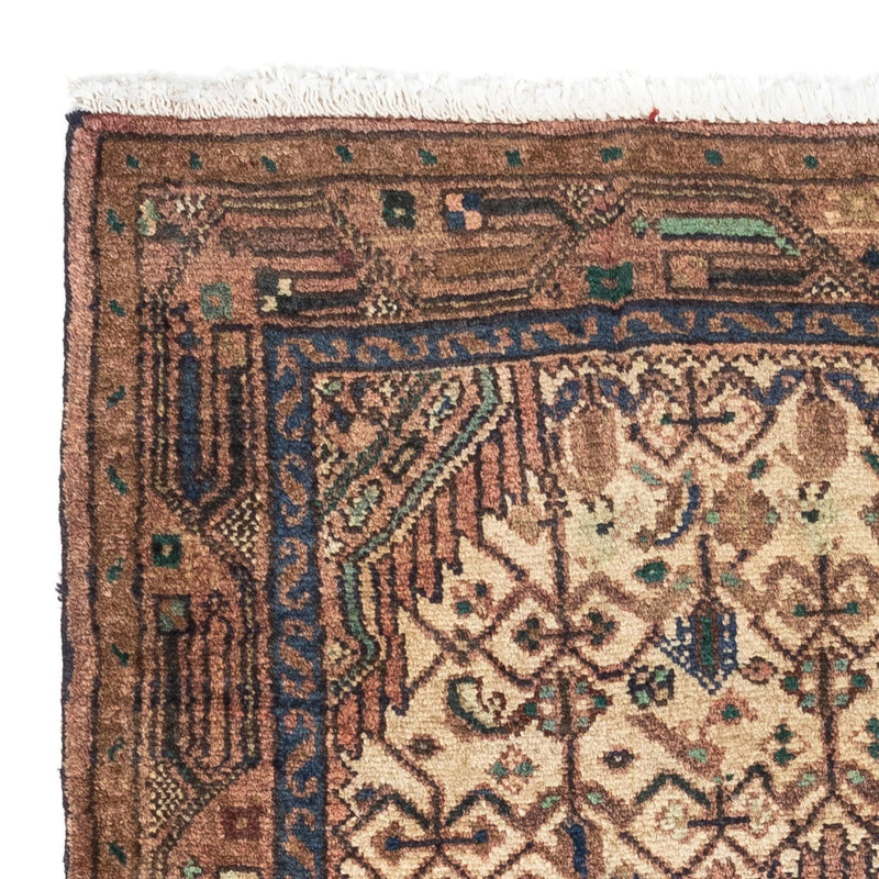 Alfombra persa - Nómada - 118 x 79 cm - marrón claro