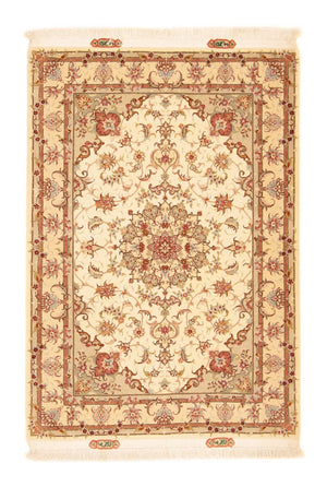 Alfombra Persa - Tabriz - Real - 152 x 100 cm - beige