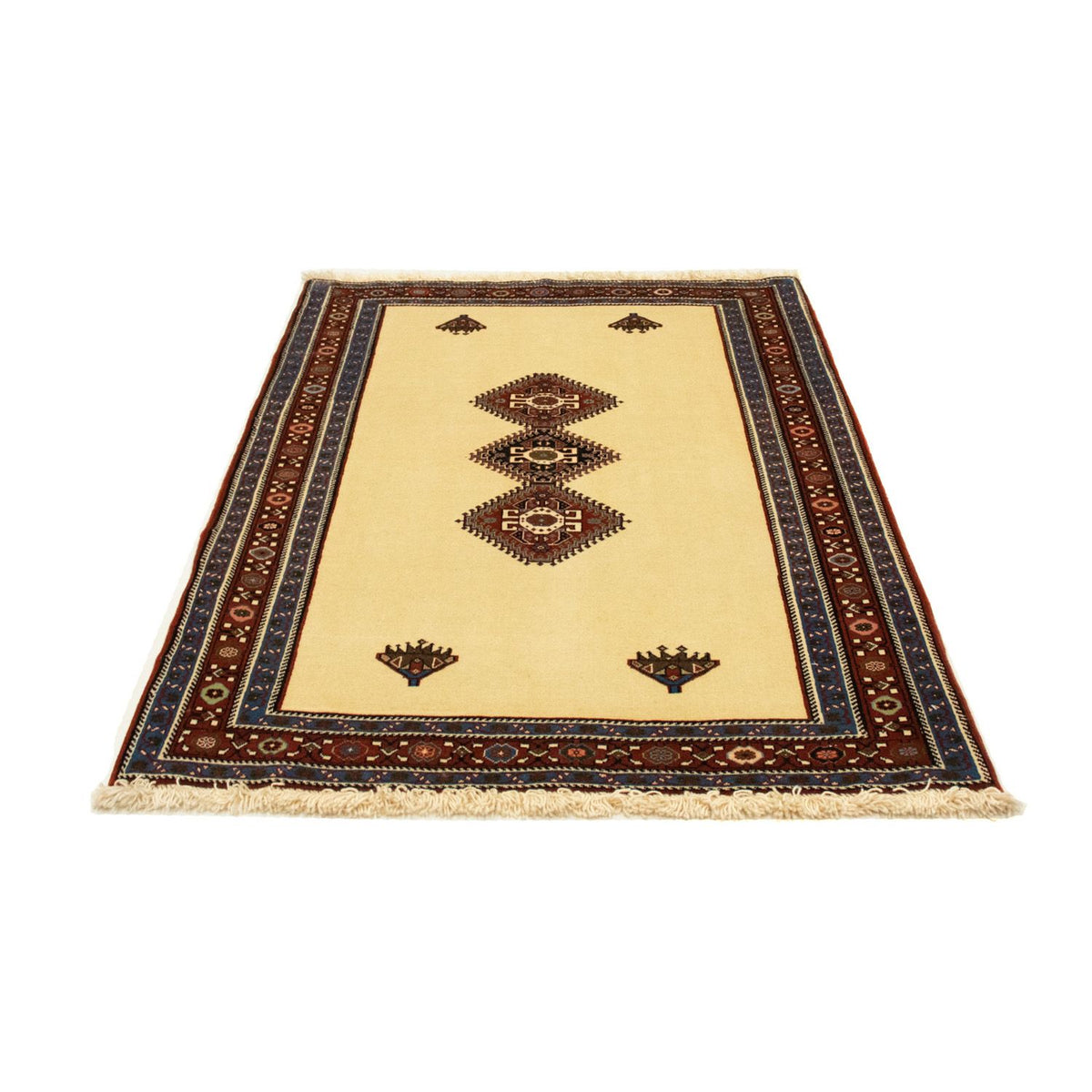 Alfombra persa - Nómada - 160 x 107 cm - beige