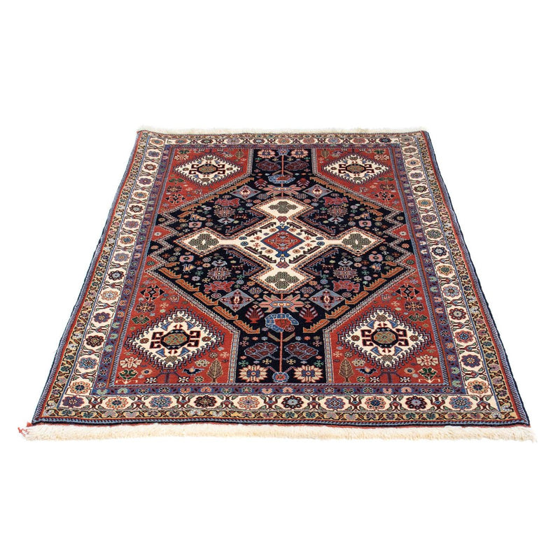 Alfombra Gabbeh - Persa Kashkuli - 145 x 105 cm - azul oscuro