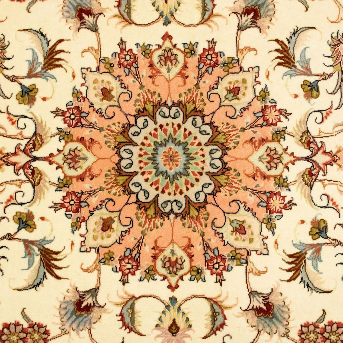 Alfombra Persa - Tabriz - Real - 158 x 100 cm - beige