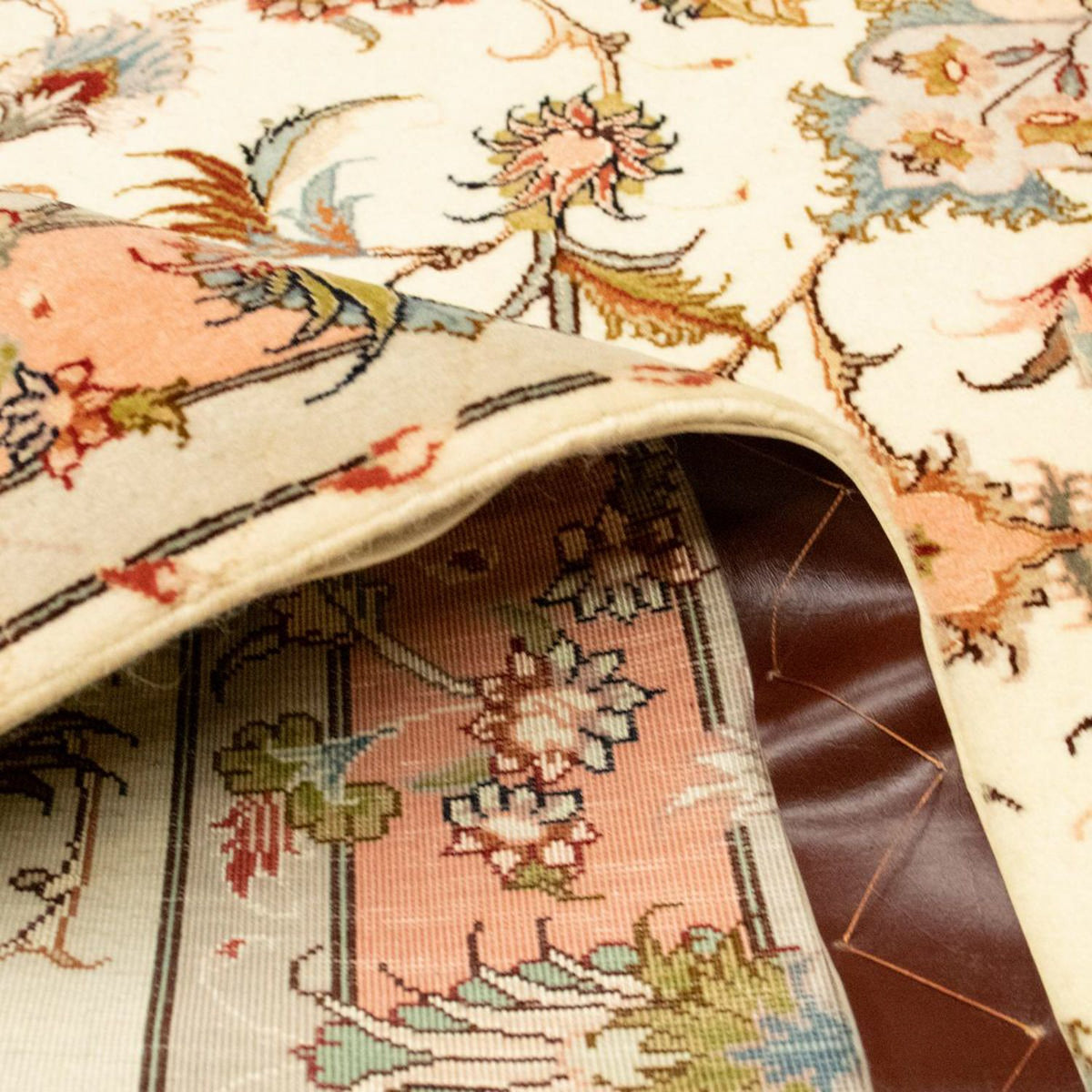 Alfombra Persa - Tabriz - Real - 158 x 100 cm - beige