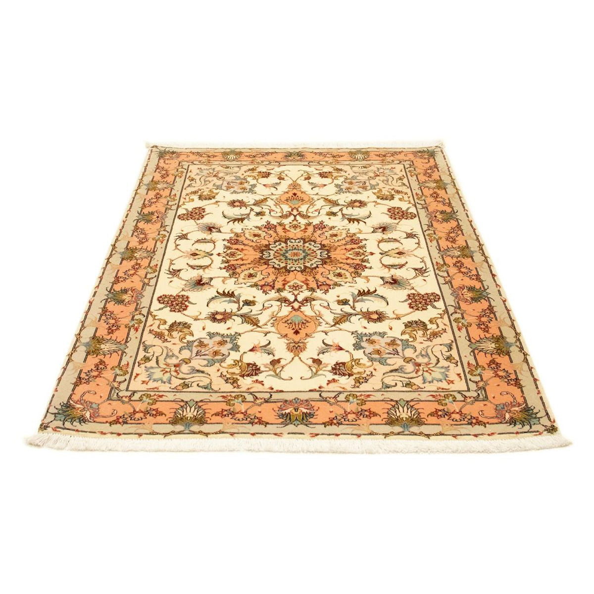 Alfombra Persa - Tabriz - Real - 158 x 100 cm - beige