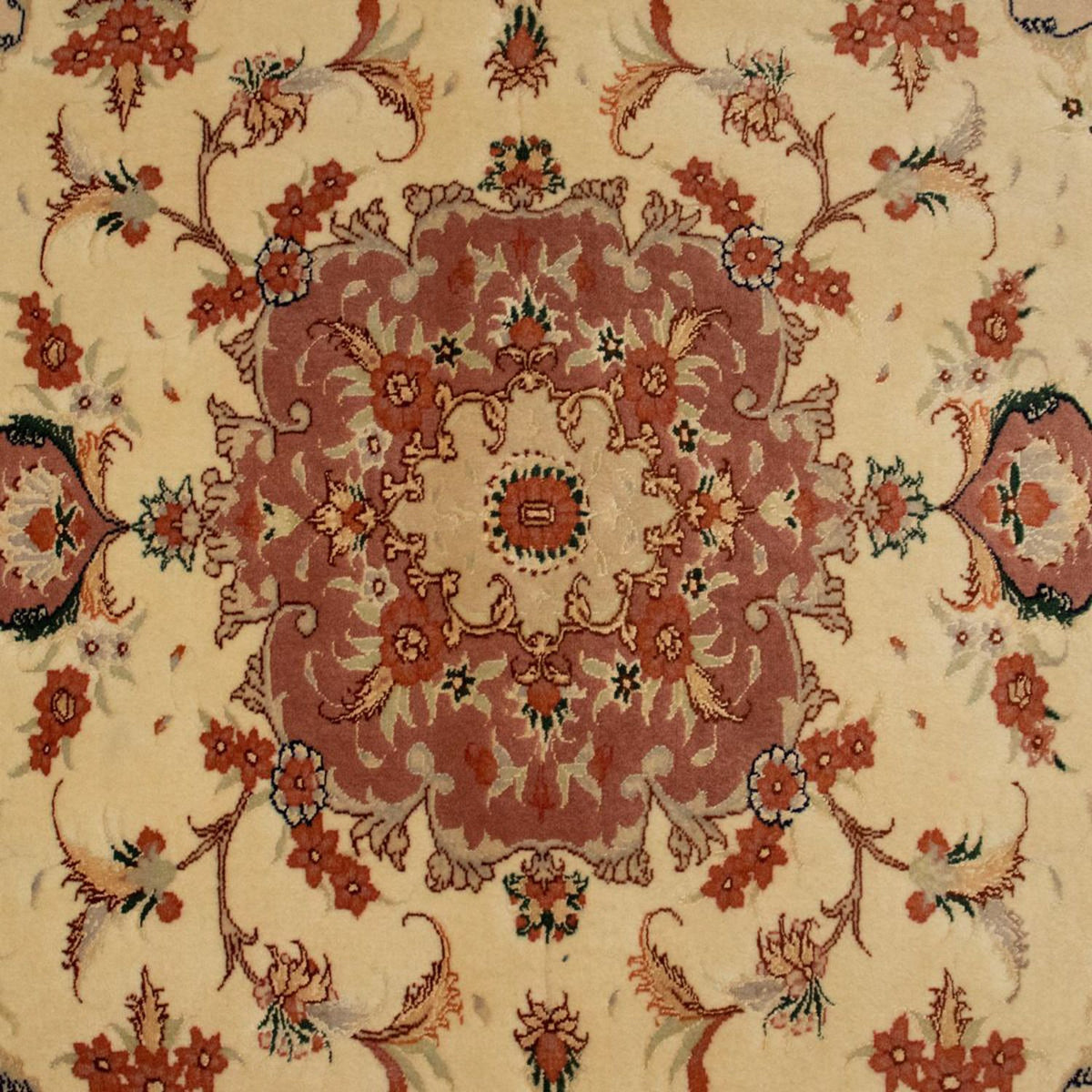 Alfombra Persa - Tabriz - Real - 150 x 104 cm - beige