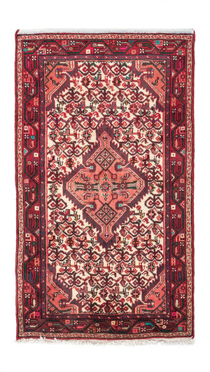 Alfombra persa - Nómada - 130 x 75 cm - rojo claro