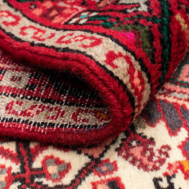 Alfombra persa - Nómada - 130 x 75 cm - rojo claro
