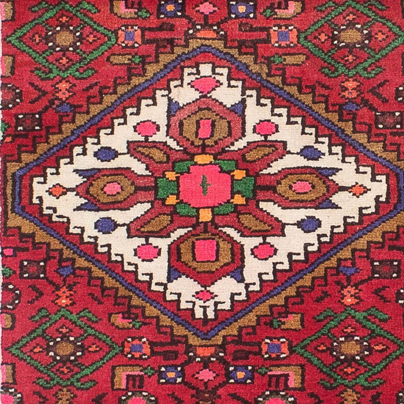 Alfombra de pasillo Alfombra persa - Nómada - 386 x 84 cm - rojo