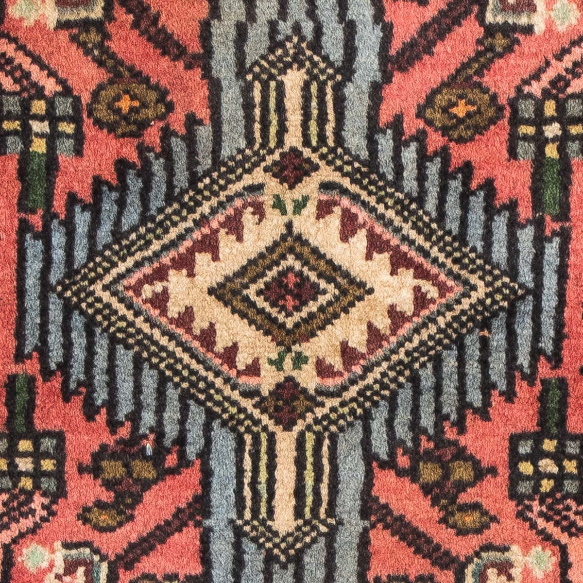 Alfombra persa - Nómada - 84 x 64 cm - rojo claro
