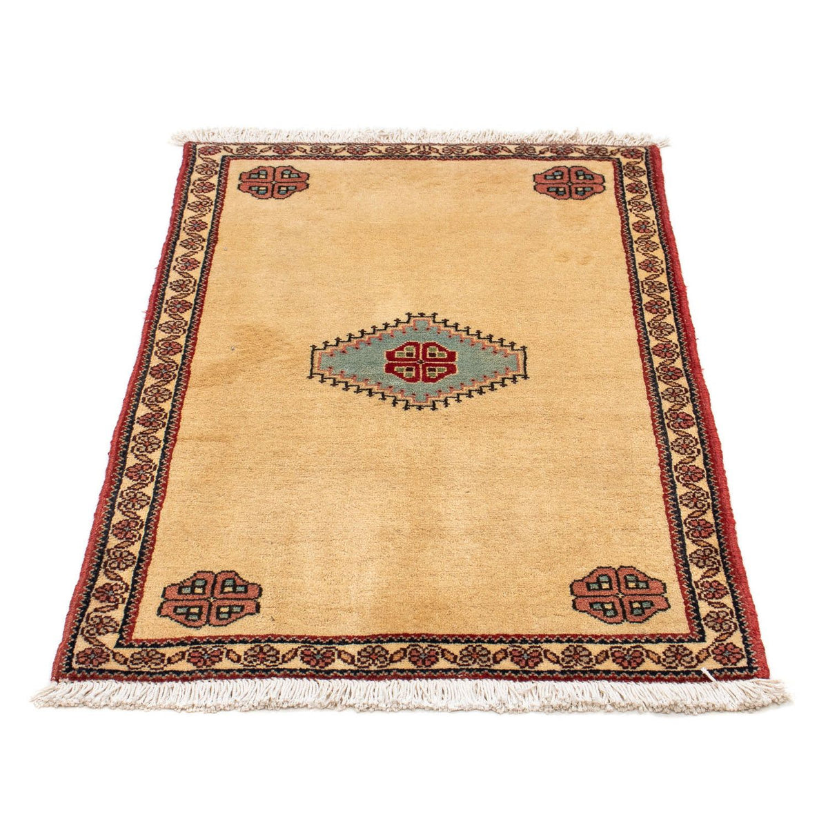 Alfombra persa - Nómada - 105 x 64 cm - marrón claro