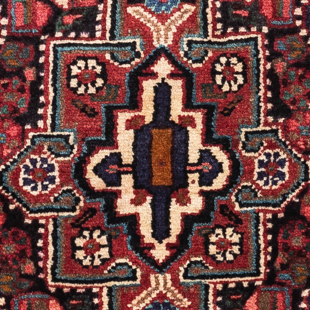 Alfombra persa - Nómada - 135 x 76 cm - azul oscuro