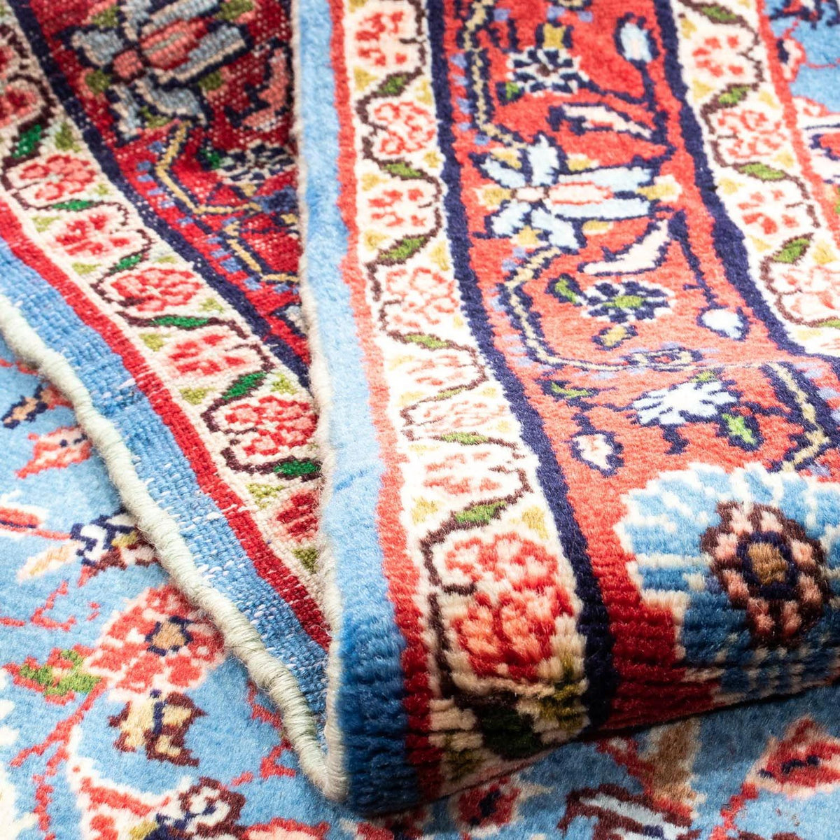 Alfombra persa - Nómada - 157 x 105 cm - azul