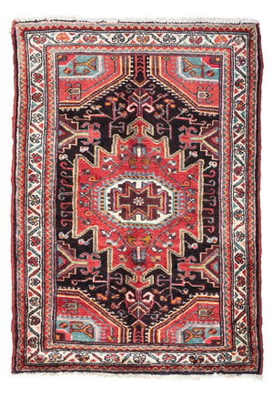 Alfombra persa - Nómada - 130 x 90 cm - rojo