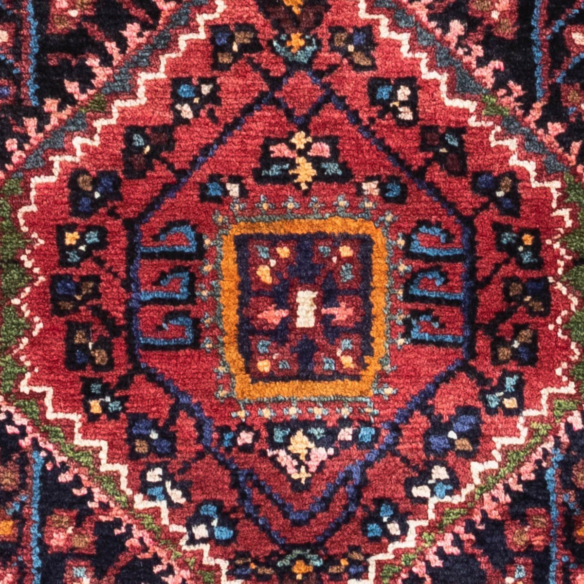 Alfombra persa - Nómada - 145 x 75 cm - azul oscuro