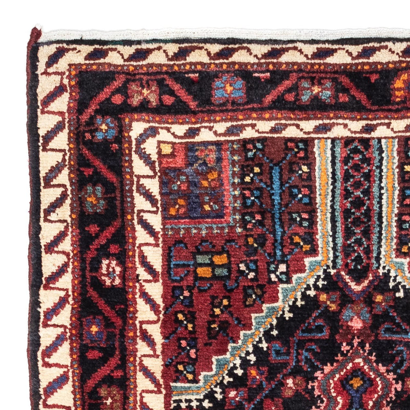 Alfombra persa - Nómada - 145 x 75 cm - azul oscuro