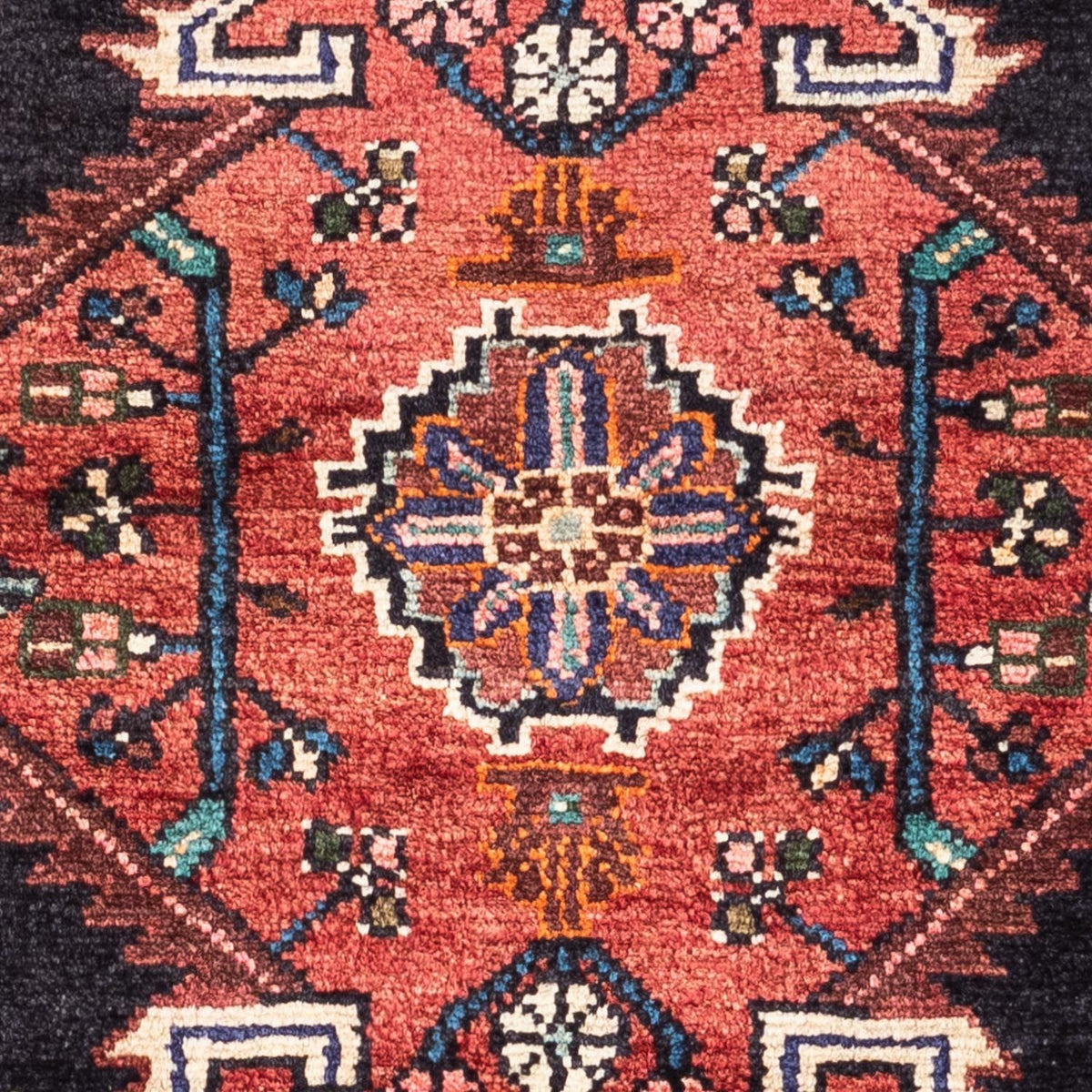 Alfombra persa - Nómada - 146 x 89 cm - óxido