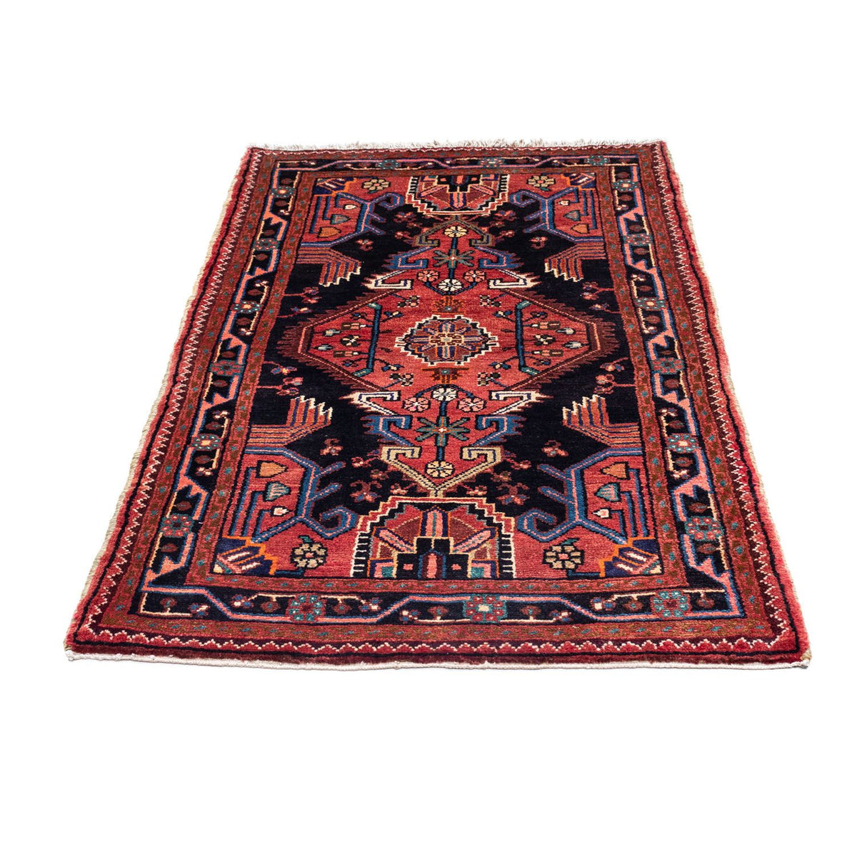 Alfombra persa - Nómada - 146 x 89 cm - óxido