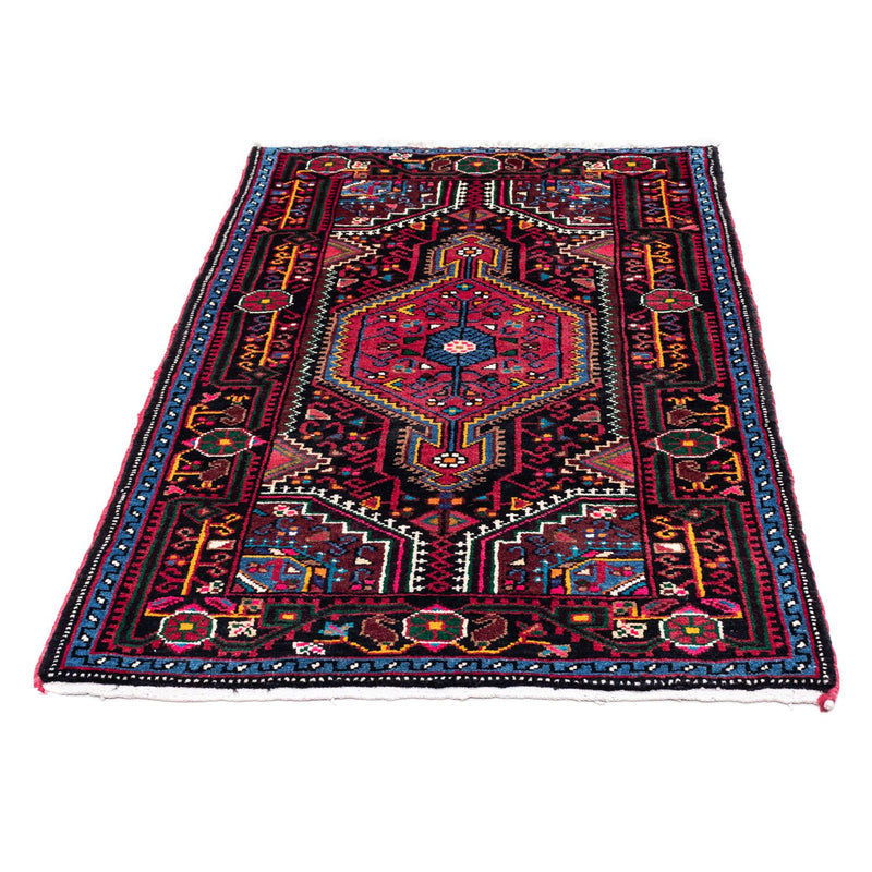Alfombra persa - Nómada - 122 x 83 cm - azul oscuro
