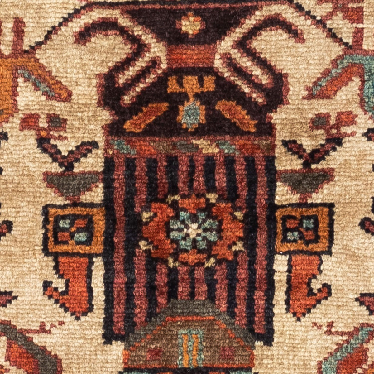 Alfombra persa - Nómada - 133 x 95 cm - beige