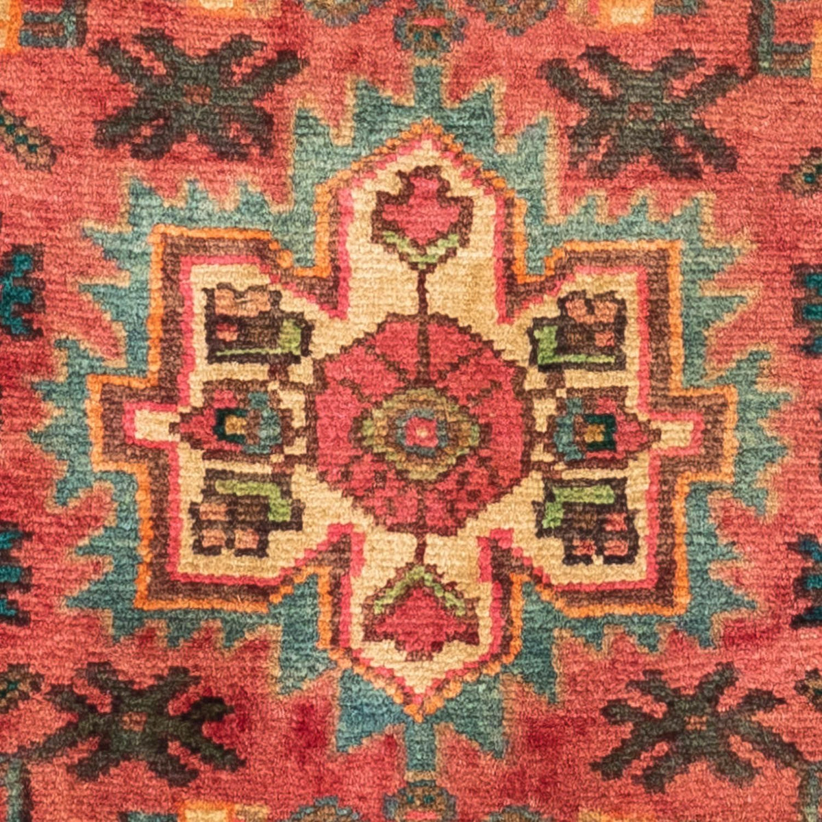 Alfombra persa - Nómada - 110 x 75 cm - rojo