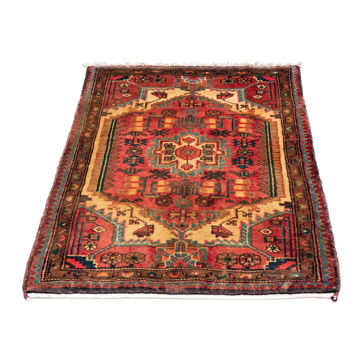 Alfombra persa - Nómada - 110 x 75 cm - rojo