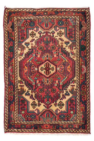 Alfombra persa - Nómada - 125 x 88 cm - rojo