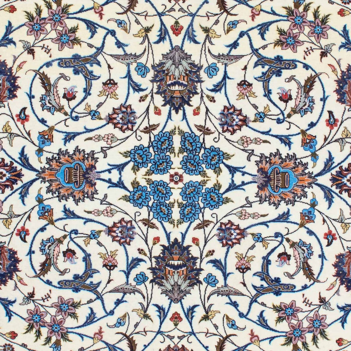 Alfombra persa - Ghom - 215 x 137 cm - beige