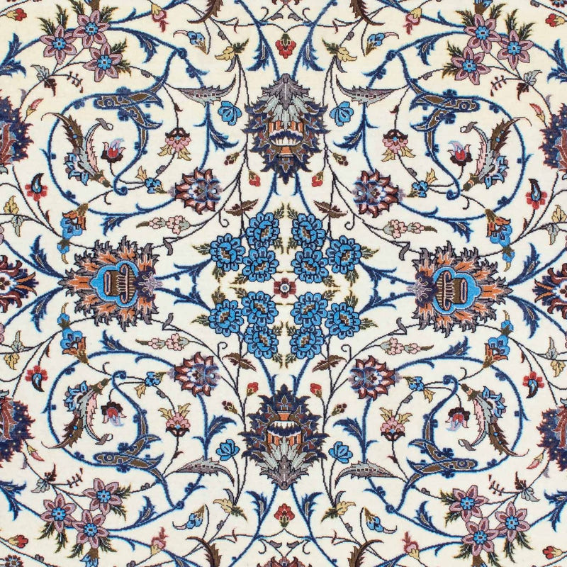 Alfombra persa - Ghom - 215 x 137 cm - beige