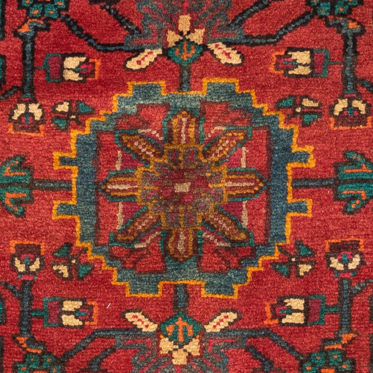 Alfombra persa - Nómada - 126 x 85 cm - rojo