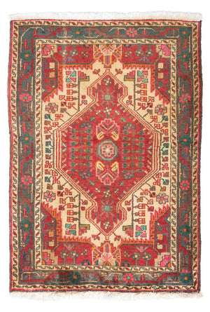 Alfombra persa - Nómada - 119 x 82 cm - rojo