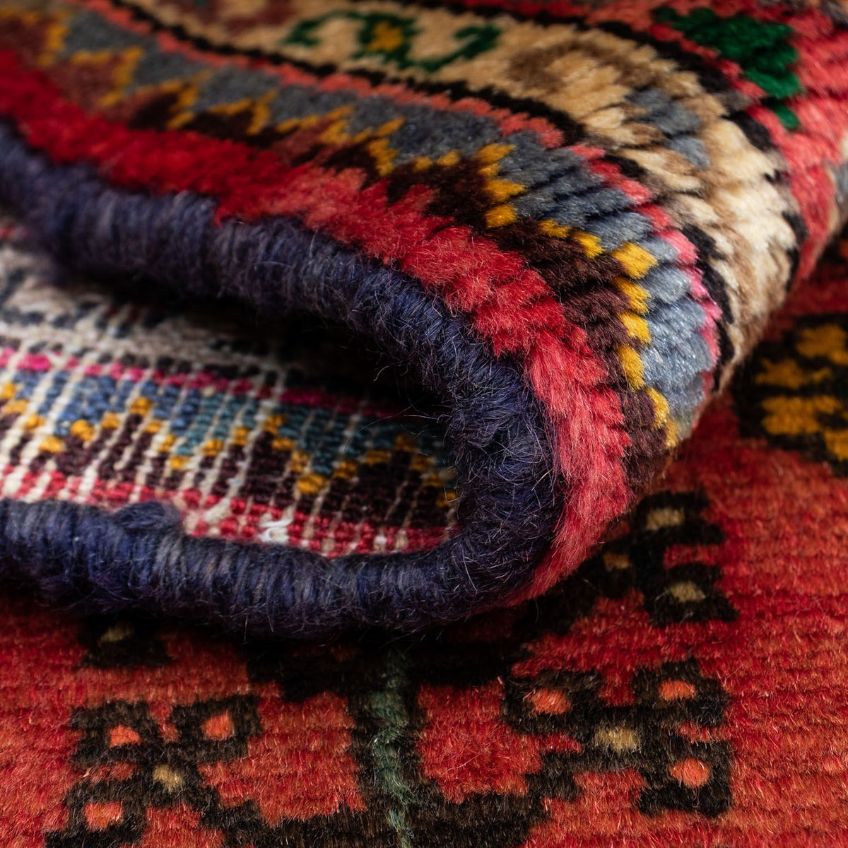 Alfombra persa - Nómada - 140 x 82 cm - rojo