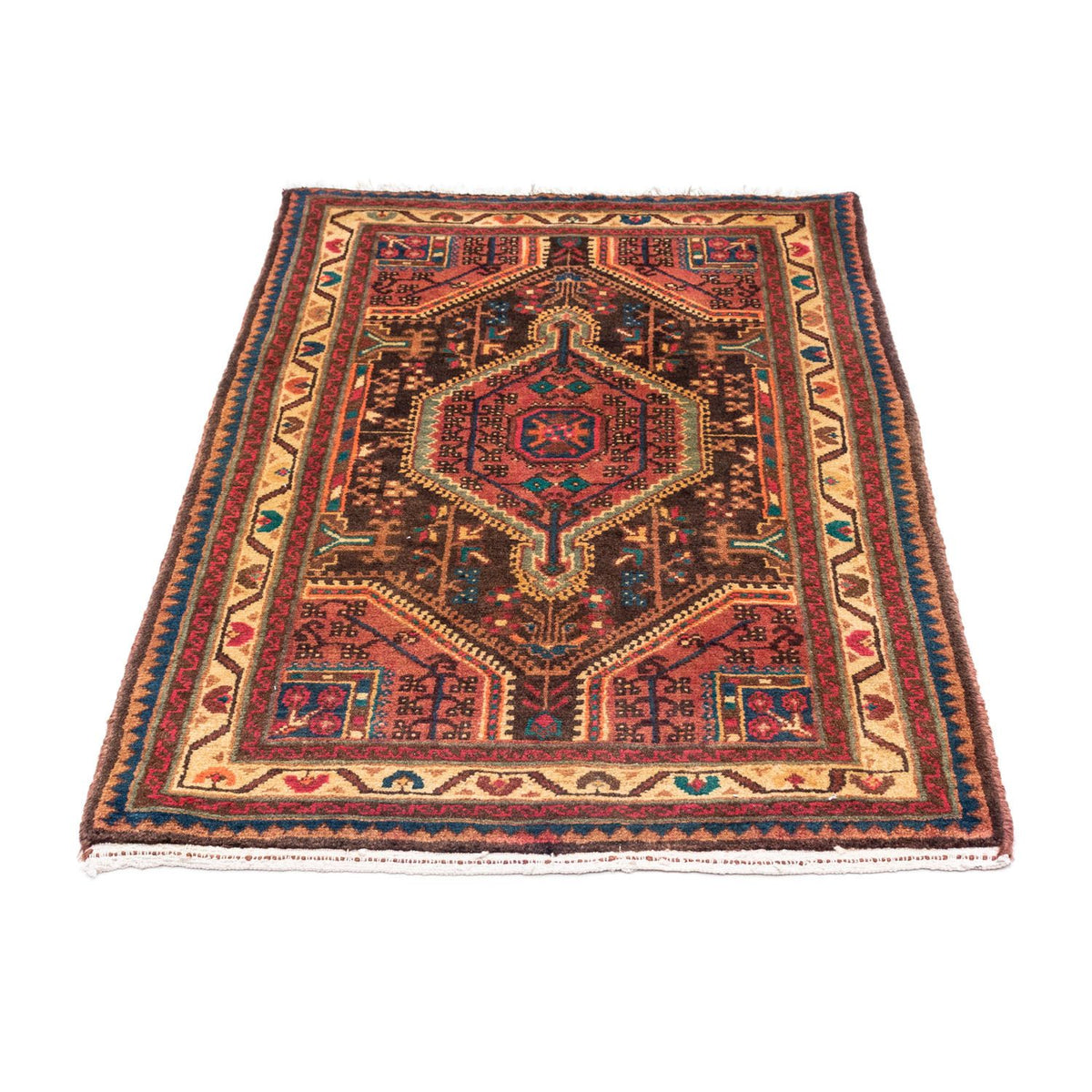 Alfombra persa - Nómada - 120 x 80 cm - rojo claro