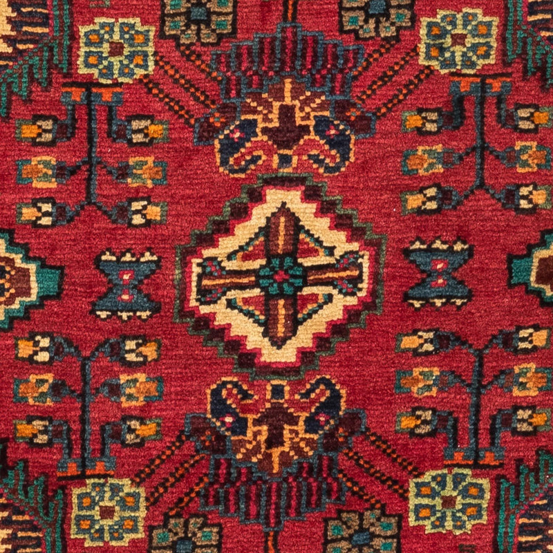 Alfombra persa - Nómada - 122 x 84 cm - rojo