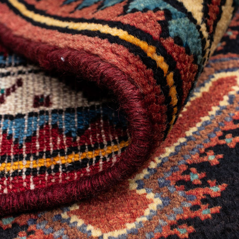 Alfombra persa - Nómada - 122 x 92 cm - rojo