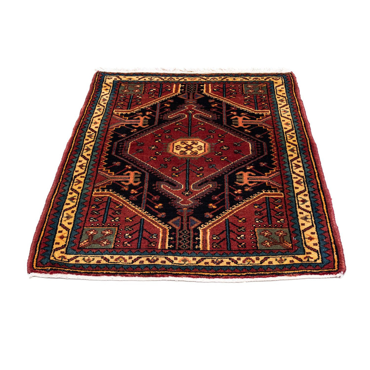 Alfombra persa - Nómada - 122 x 92 cm - rojo