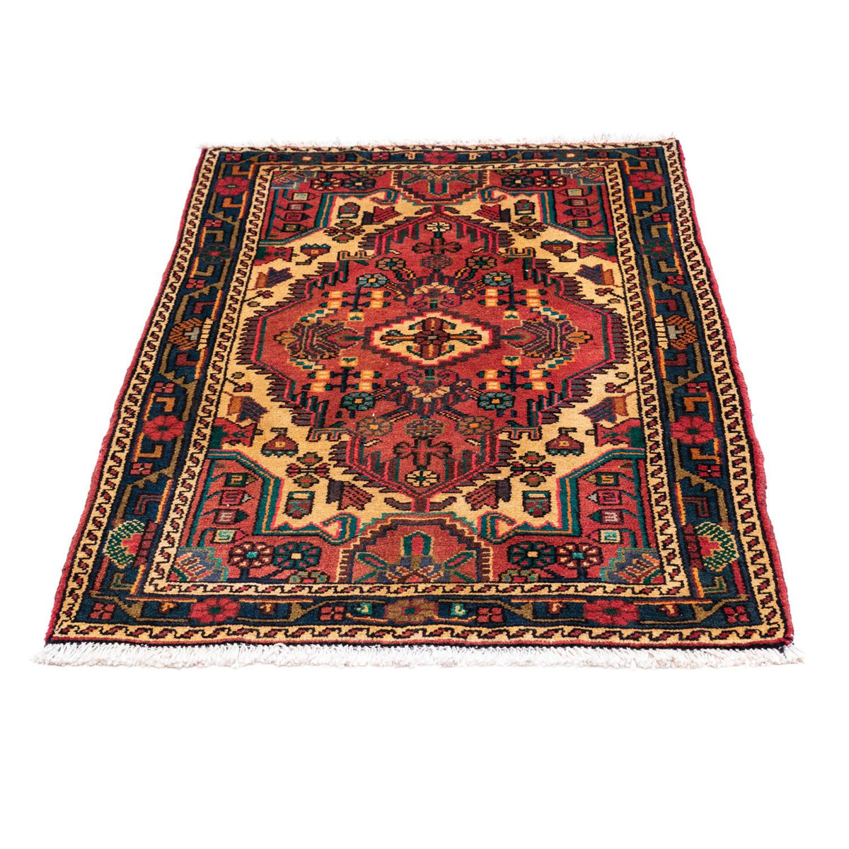 Alfombra persa - Nómada - 130 x 80 cm - rojo