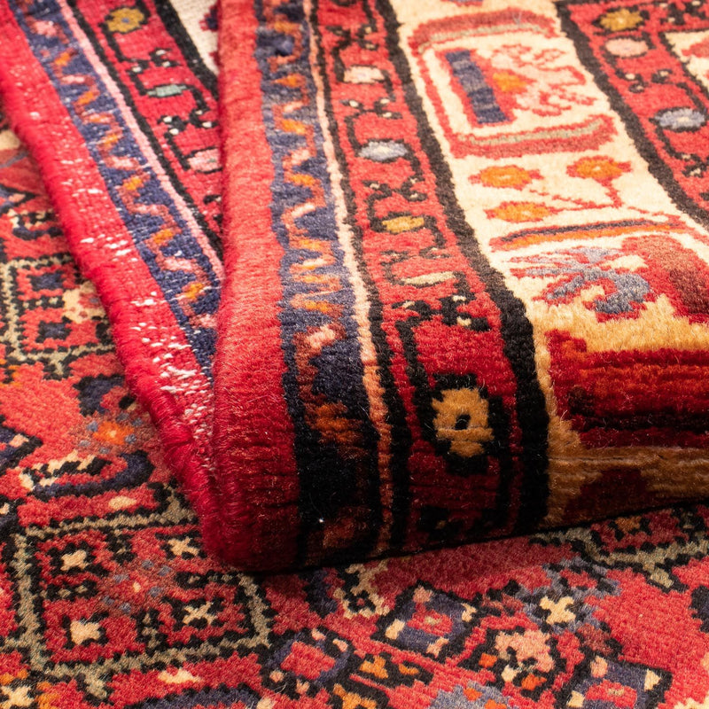 Alfombra persa - Nómada - 211 x 165 cm - rojo oscuro