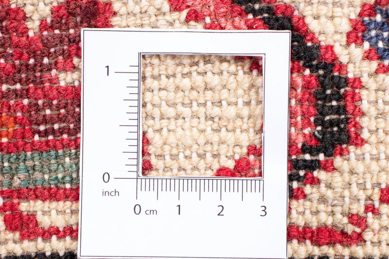 Alfombra persa - Nómada - 211 x 165 cm - rojo oscuro