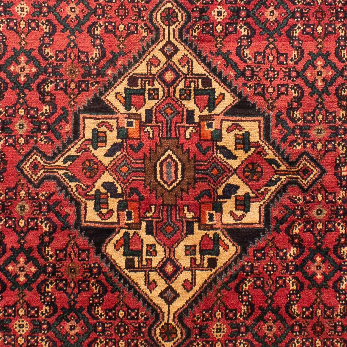 Alfombra persa - Nómada - 210 x 150 cm - rojo
