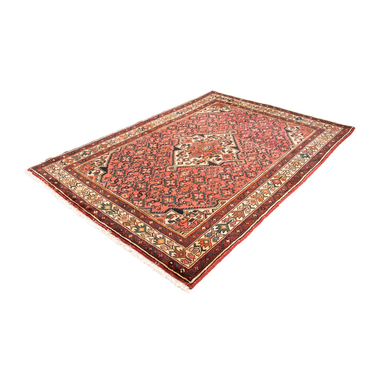 Alfombra persa - Nómada - 210 x 150 cm - rojo