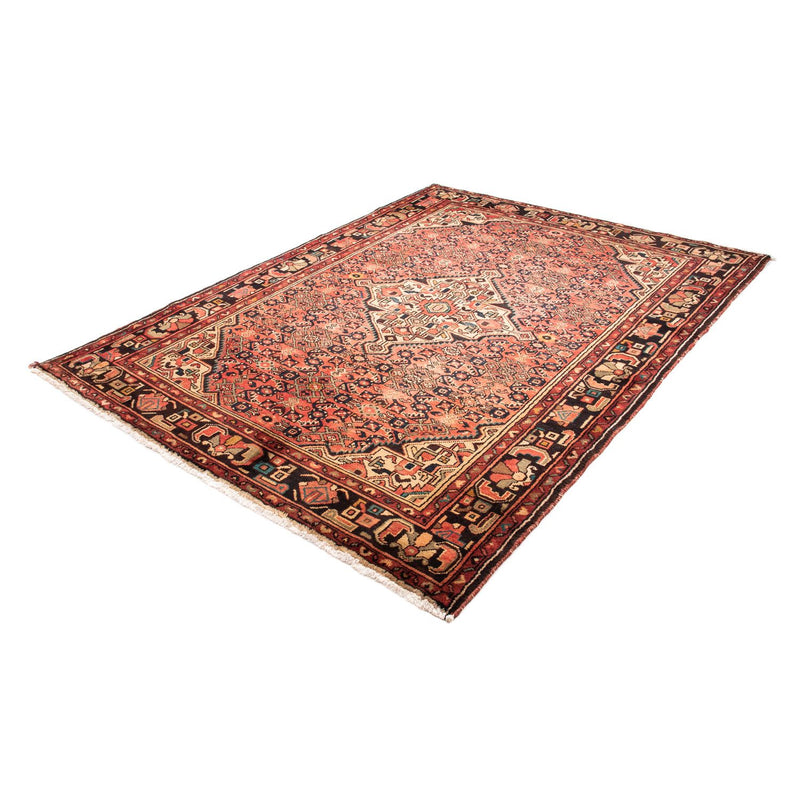 Alfombra persa - Nómada - 216 x 163 cm - rojo claro